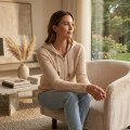 Women's 100% Pure Cashmere Hooded Zip Cardigan 3