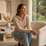Women's 100% Pure Cashmere Hooded Zip Cardigan thumbnail 3