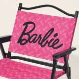 Barbie Branded Outdoor Folding Chair - Portable Heavy Duty Camping Lounge thumbnail 3