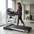 Smart Home Treadmill with HD Touchscreen and Advanced Shock Absorption 4