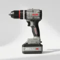 21V Brushless Cordless Drill, 90Nm High Torque, 13mm Chuck with 2x 4.0Ah Batteries 1