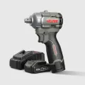 16V Brushless Cordless Impact Wrench, 320Nm Torque with 2x 2.0Ah Batteries 1
