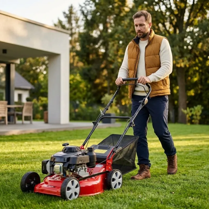 Xinghu 21-Inch Self-Propelled Gas Lawn Mower with Thickened Steel Deck\n5-Week Delivery - Image 2