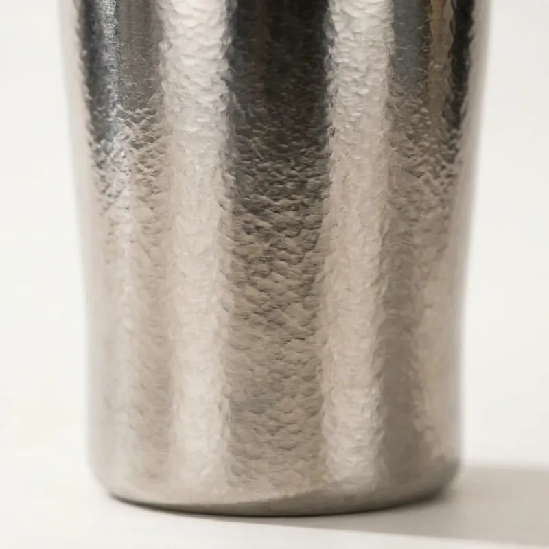 Pure Titanium Hammered Drinking Cup - Lightweight & Corrosion Resistant - Image 3