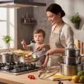 5-Piece Stainless Steel Cookware Set with Tempered Glass Lids 4
