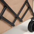 Portable Folding Utility Wagon - Heavy Duty Collapsible Outdoor Cart 4