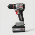 21V Brushless Cordless Drill, 70Nm High Torque, 10mm Chuck with 2x 2.0Ah Battery 1