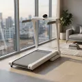 Foldable Lightweight Treadmill with Smart Interactive Display 3