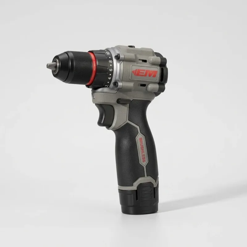 16V Brushless Cordless Drill Driver, 60Nm Torque, 10mm Chuck, 2x 2.0Ah Batteries - Image 1