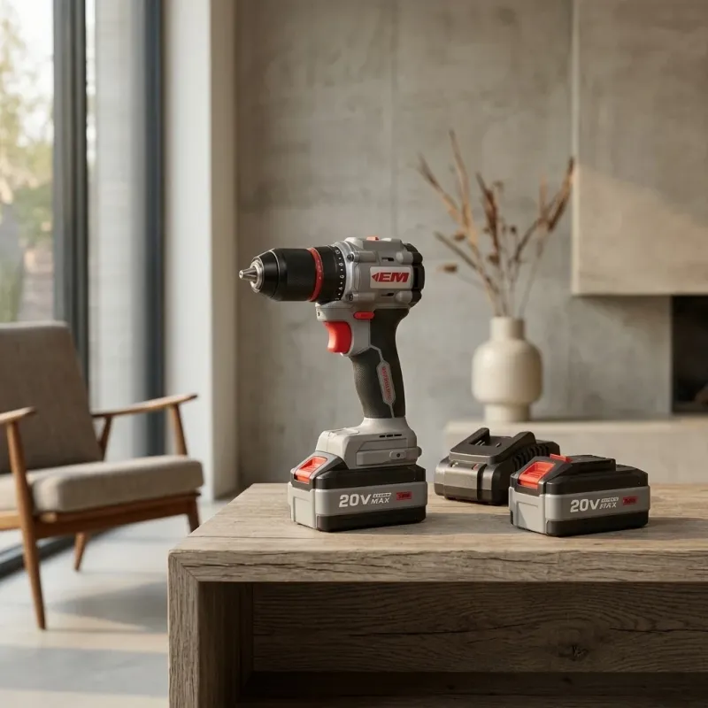 21V Brushless Cordless Drill, 70Nm High Torque, 10mm Chuck with 2x 2.0Ah Battery - Image 3