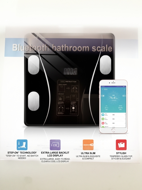 Smart Bluetooth Bathroom Scale - High Precision 180kg Digital Body Weight Scale - Image 4