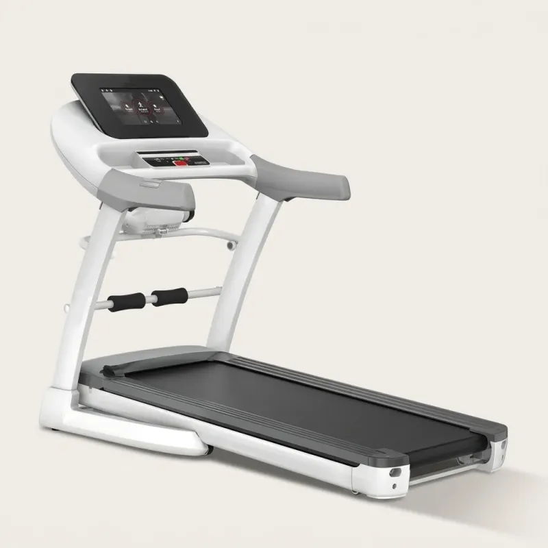 Smart Home Treadmill with HD Touchscreen and Shock Absorption System - Image 1