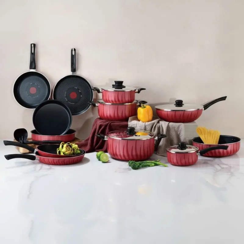 11-Piece Non-Stick Cookware Set with Ergonomic Stainless Steel Handles - Image 1