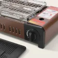 Portable Gas Grill with Interchangeable Griddle and Wire Rack 2