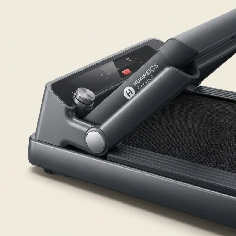 Compact Folding Smart Treadmill with Knee-Friendly Shock Absorption - Image 3