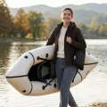 Portable Inflatable Touring Kayak - Lightweight Single Person Watercraft 2