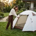 Portable 2-3 Person Double-Layer Outdoor Camping Tent with Waterproof Rainfly 1
