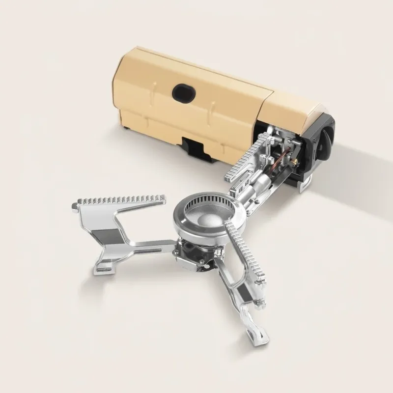 Compact Folding Portable Outdoor Butane Gas Stove - Image 1