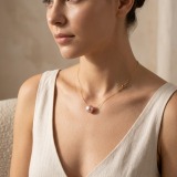 10.38mm Pearl Necklace, 14K Gold Plated thumbnail 2