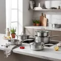5-Piece Stainless Steel Cookware Set with Tempered Glass Lids 3