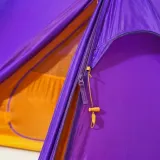 Lightweight 2-Person Dome Camping Tent with Weather-Resistant Fly - Purple thumbnail 2