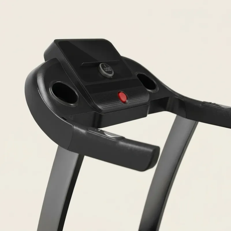 Smart Folding Treadmill with Integrated Digital Console and Dual Cup Holders - Image 2