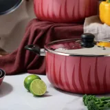 11-Piece Non-Stick Cookware Set with Ergonomic Stainless Steel Handles thumbnail 4