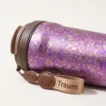 Pure Titanium Tumbler with Crystallized Finish, Lightweight 4-Color Collection 2