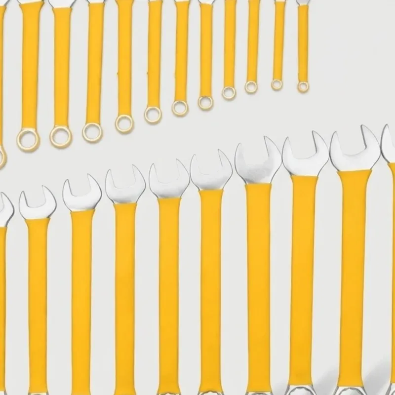 MasterSpec 25-Piece Metric Combination Spanner Set (6mm-32mm) with Tool Roll - Image 1