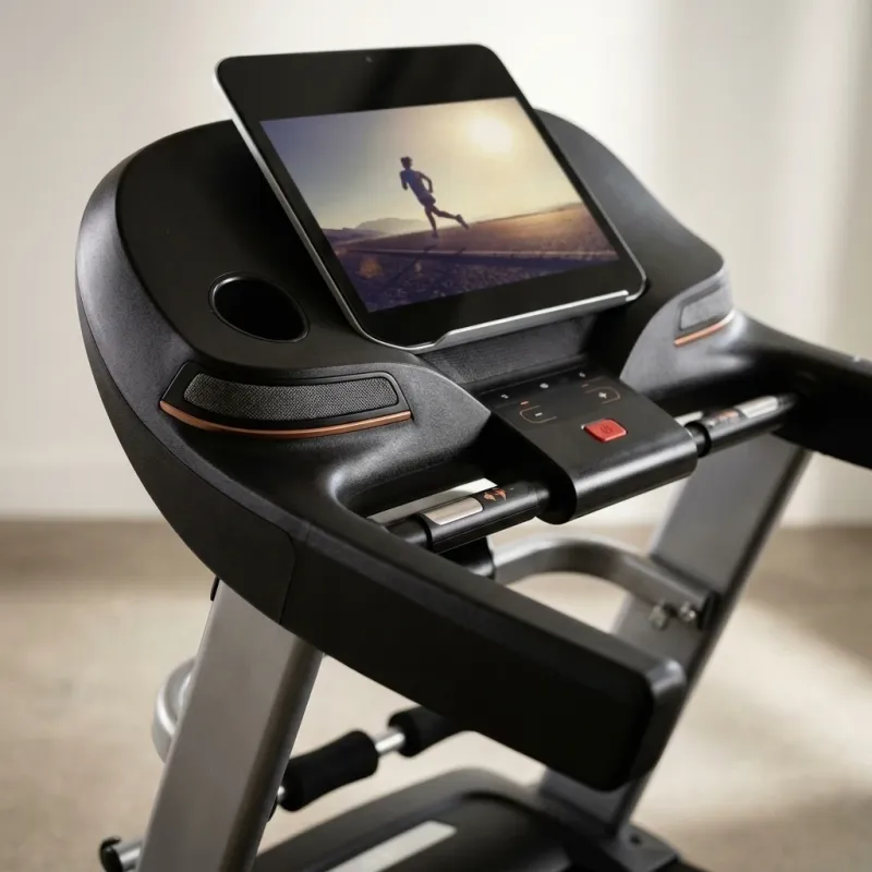 Smart Home Treadmill with HD Touchscreen and Advanced Shock Absorption - Image 2