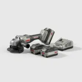 21V Brushless Cordless Angle Grinder, 100mm Tool with 2x 4.0Ah Batteries thumbnail 1