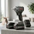 21V Cordless Brushless Impact Wrench, 500Nm Torque with Dual 4.0Ah Batteries 2