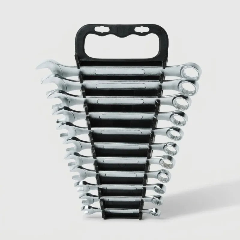 15-Piece Metric Combination Wrench Set, 8-22mm, Chrome Vanadium Steel - Image 1