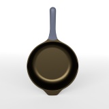 10 inch Low-Smoke Wear-Resistant Integrated Die-Cast Sauté Pan with Tempered Glass Lid, Compatible with All Stoves thumbnail 2