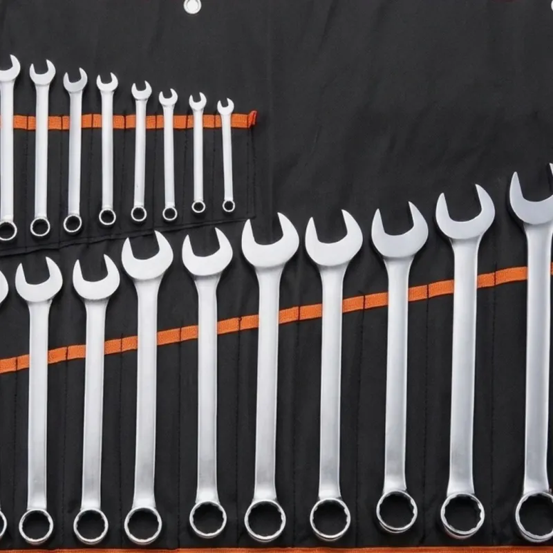25-Piece Metric Combination Wrench Set, 6mm to 32mm with Roll-up Pouch - Image 1