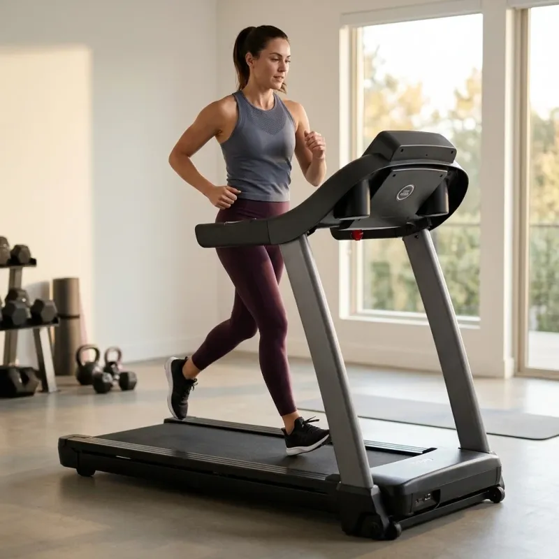 Smart Folding Treadmill with Integrated Digital Console and Dual Cup Holders - Image 4