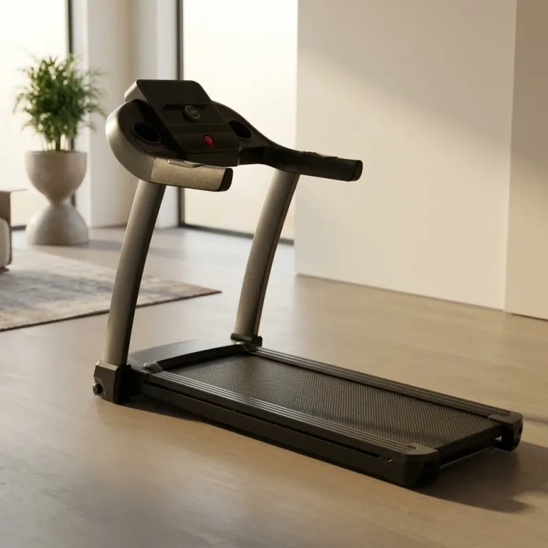 Smart Folding Treadmill with Integrated Digital Console and Dual Cup Holders - Image 3