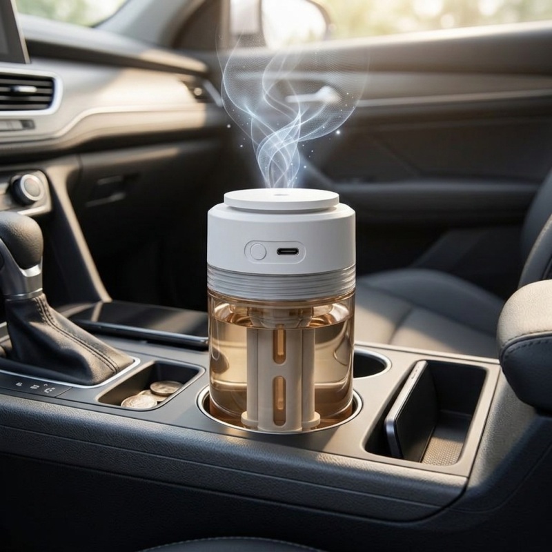 HC100 Car Negative Ion Generator - USB-C Powered Air Purifier for Vehicles\n5-Week Delivery - Image 3