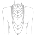 Baroque Irregular Pearl Necklace 8.18-8.10mm, 26in+2.5in, 60 Natural Baroque Pearls, Y-Chain 8