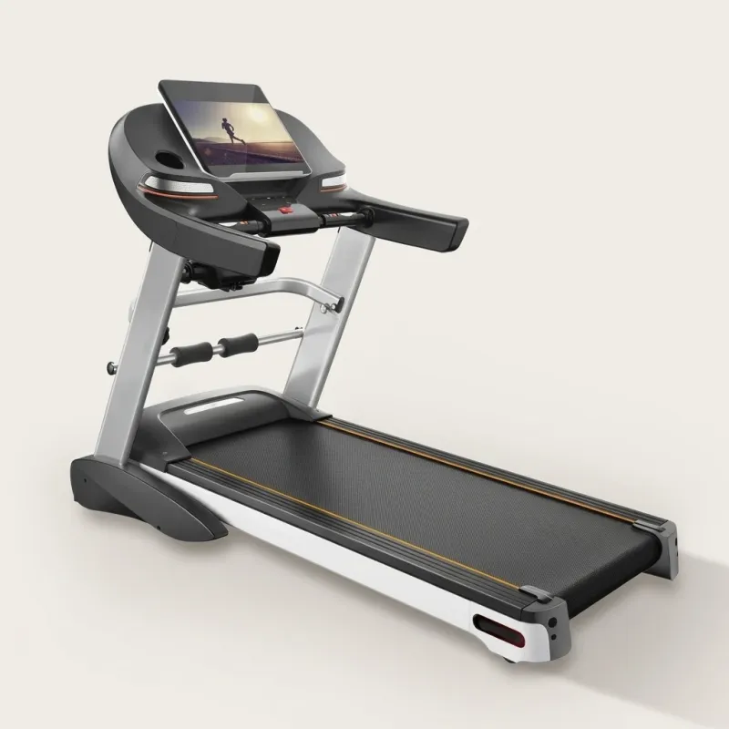 Smart Home Treadmill with HD Touchscreen and Advanced Shock Absorption - Image 1
