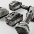 21V Brushless Cordless Angle Grinder, 100mm Tool with 2x 4.0Ah Batteries 2