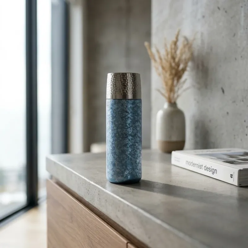 Premium 100% Pure Titanium Vacuum Insulated Water Bottle, 3 Colors - Image 1