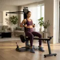 Smart All-in-One Strength Training System with Integrated Bench 4