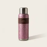 Premium 100% Pure Titanium Vacuum Insulated Bottle with Leather Grip thumbnail 1